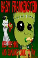 B Movie Poster - Baby Frankenstein