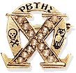 Chi Omega - badge